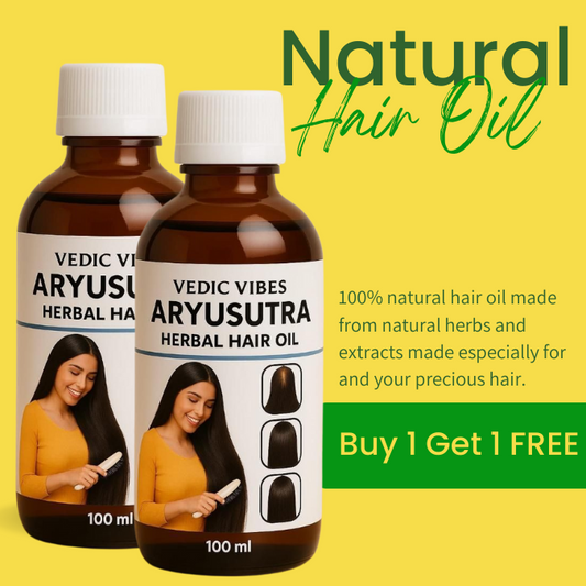 Aryusutra Herbal Hair Oil - Pack of 2 Bottles